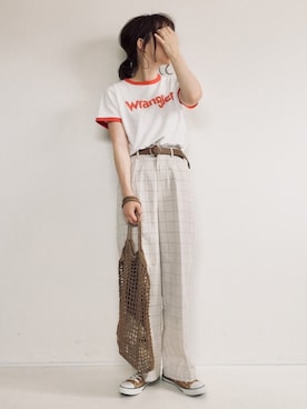 てらさん（レディース・161cm）の春コーディネート