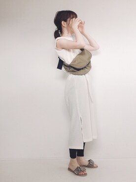 「reca（レカ）のアイテム（レッグウェア）」を使った、てらさん（レディース・161cm）の夏コーディネート