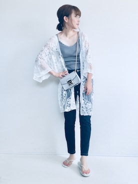 てらさん（レディース・161cm）の夏コーディネート