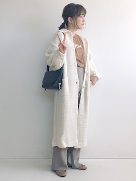 「SEVENDAYS=SUNDAY（セブンデイズサンデイ）のアイテム」を使った、てらさん（レディース・161cm）の秋コーディネート