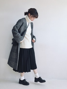 「SENSE OF PLACE by URBAN RESEARCH（センスオブプレイスバイアーバンリサーチ）のアイテム（その他アウター）」を使った、てらさん（レディース・161cm）の秋コーディネート