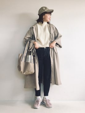 「zozoデニム」｜「アイテム（その他アウター）」を使った、てらさん（レディース・161cm）の秋コーディネート