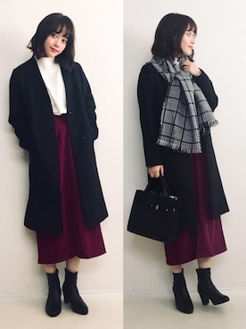 「URBAN RESEARCH Sonny Label（アーバンリサーチサニーレーベル）のアイテム（その他アウター）」を使った、てらさん（レディース・161cm）の冬コーディネート