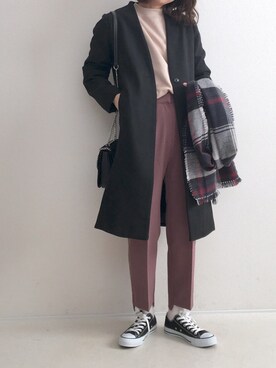 「URBAN RESEARCH Sonny Label（アーバンリサーチサニーレーベル）のアイテム（その他アウター）」を使った、てらさん（レディース・161cm）の冬コーディネート