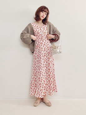 「レイヤードstyle」｜「アイテム（ハンドバッグ）」を使った、てらさん（レディース・161cm）の冬コーディネート