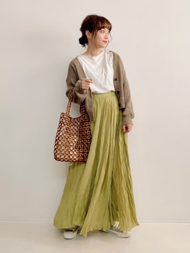 てらさん（レディース・161cm）の春コーディネート