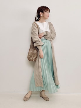 てらさん（レディース・161cm）の春コーディネート