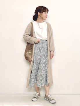 てらさん（レディース・161cm）の春コーディネート