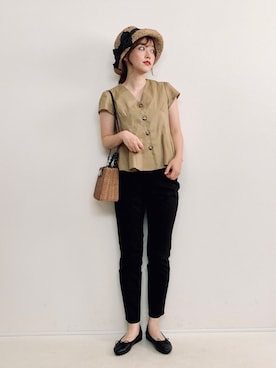 てらさん（レディース・161cm）の春コーディネート