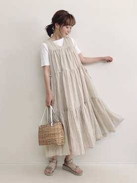 てらさん(レディース・161cm)の春コーディネート