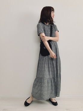 「coca（coca）（コカ）のアイテム（ワンピース/ドレス）」を使った、てらさん（レディース・161cm）の夏コーディネート