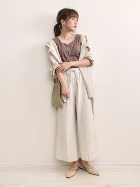 てらさん（レディース・161cm）の夏コーディネート