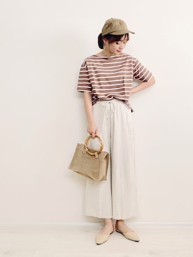 「UNIQLO（ユニクロ）のアイテム（キャップ）」を使った、てらさん（レディース・161cm）の夏コーディネート