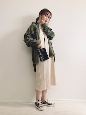 「しまむら（シマムラ）のアイテム（ジャケット/アウター）」を使った、てらさん（レディース・161cm）の夏コーディネート
