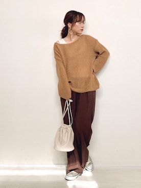 てらさん（レディース・161cm）の秋コーディネート