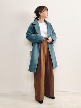 「PLST（プラステ）のアイテム」を使った、てらさん（レディース・161cm）の秋コーディネート