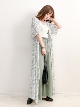 「JEANASIS（ジーナシス）のアイテム（アクセサリー）」を使った、てらさん（レディース・161cm）の春コーディネート