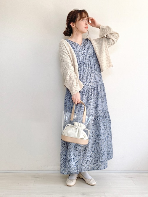 てら Guのワンピースを使ったコーディネート Wear てら Guのワンピースを使ったコーディネート Wear