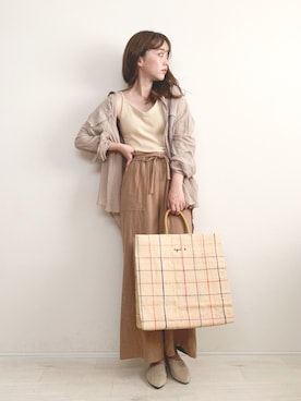 てらさん（レディース・161cm）の春コーディネート