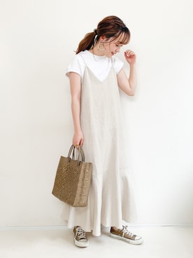 てらさん（レディース・161cm）の春コーディネート