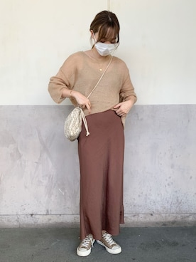 「ete（エテ）の○バングル ウォーターフロー（バングル/リストバンド）」を使った、てらさん（レディース・161cm）の秋コーディネート