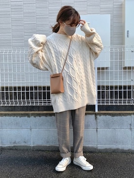 てらさん（レディース・161cm）の冬コーディネート