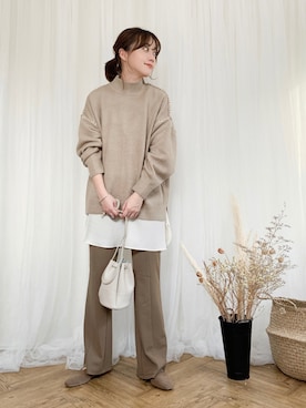 てらさん（レディース・161cm）の冬コーディネート