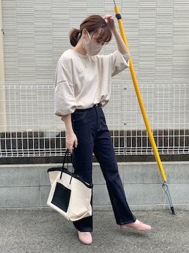 「しまむら（シマムラ）のアイテム（アクセサリー）」を使った、てらさん（レディース・161cm）の春コーディネート
