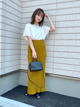 「しまむら（シマムラ）のアイテム（アクセサリー）」を使った、てらさん（レディース・161cm）の夏コーディネート