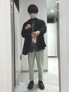 「classicalelf（クラシカルエルフ）のアイテム（ニット/セーター）」を使った、まるさん（メンズ・175cm）の春コーディネート