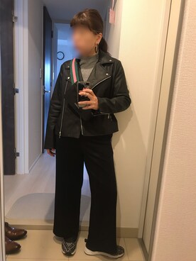 「アイテム（ピアス（両耳用））」を使った、ゆえさんさん（レディース・158cm・30代）の秋コーディネート