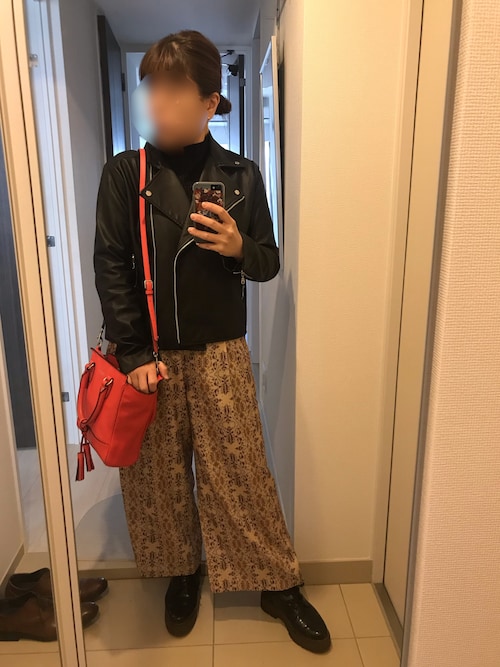 ゆえさん Guのライダースジャケットを使ったコーディネート Wear