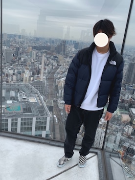 「FR2（エフアールツー）のアイテム（スウェット）」を使った、kaiさん（メンズ・179cm）の冬コーディネート