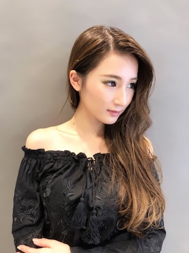 「アイテム（チューブトップ）」を使った、kaedeさん（レディース・161cm・20代）の春コーディネート