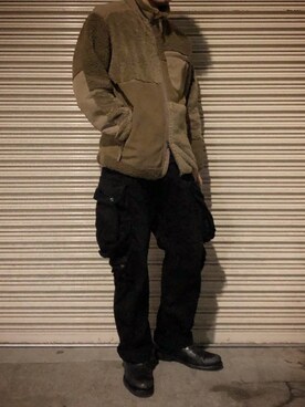 「ENGINEERED GARMENTS」｜「アイテム（その他アウター）」を使った、kiyoさん（メンズ・173cm）の冬コーディネート