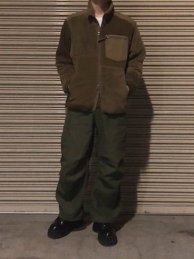 「ENGINEERED GARMENTS」｜「アイテム（その他アウター）」を使った、kiyoさん（メンズ・173cm）の冬コーディネート