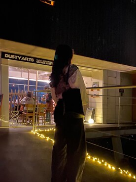 「apres jour（アプレジュール）のアイテム（その他トップス）」を使った、nachan13717さん（レディース・154cm）の秋コーディネート