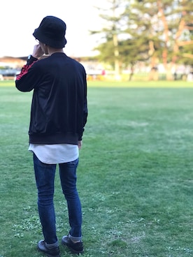 くにさん（メンズ・175cm）の秋コーディネート