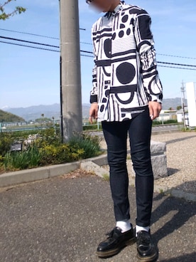 くにさん（メンズ・175cm）の春コーディネート