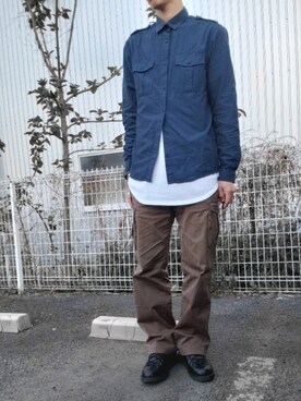 くにさん（メンズ・175cm）の春コーディネート