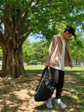 くにさん(メンズ・175cm)の春コーディネート