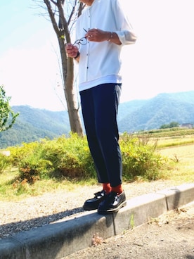 「鼻油」｜くにさん（メンズ・175cm）の秋コーディネート