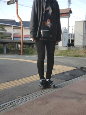 「鼻油」｜くにさん（メンズ・175cm）の冬コーディネート