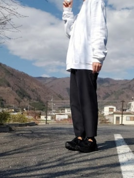 「鼻油」｜くにさん（メンズ・175cm）の春コーディネート