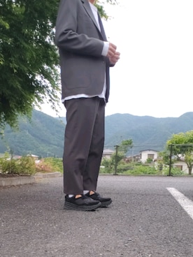 「鼻油」｜くにさん（メンズ・175cm）の春コーディネート