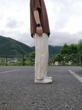 「鼻油」｜くにさん（メンズ・175cm）の夏コーディネート