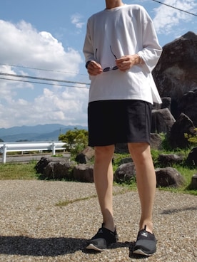 「鼻油」｜くにさん（メンズ・175cm）の夏コーディネート