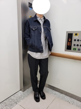「鼻油」｜くにさん（メンズ・175cm）の秋コーディネート