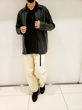 「鼻油」｜くにさん（メンズ・175cm）の春コーディネート