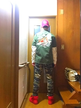 「AVIREX（アヴィレックス）のアイテム（腕時計）」を使った、Toshiさん（メンズ・176cm）の春コーディネート